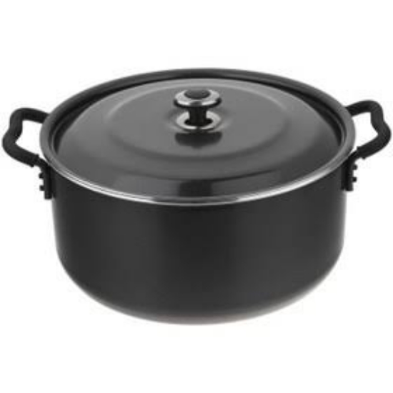 تصویر  قابلمه گرانیتا زرساب قطر ۳۲ سانت با درب فلزی