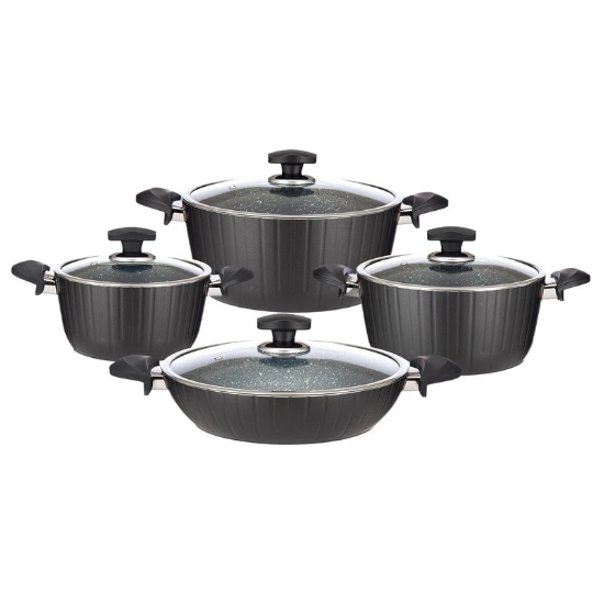 تصویر  سرویس پخت و پز 8 پارچه عروس مدل دلوین