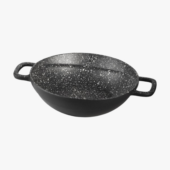 تصویر  تابه ووک چدن نالینو مدل fleti سایز 28 (بدون درب)