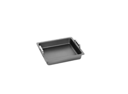 تصویر  ماهیتابه مستطیل دسته استیل نچسب AMT سایز 37