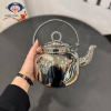 تصویر  کتری ارغوان ۱/۵ لیتر لوله دار براق استیل قیطاسی
