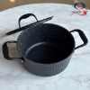 تصویر  قابلمه دور سیلیکون مشکی kzp کالکشن آلما لاکچری سایز ۲۰