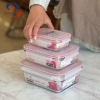 تصویر  سرویس ۳ عددی مستطیل کلاسیک گلس لاک مدل gl135