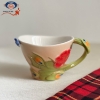 تصویر  فنجان نعلبکی طرح طاووس Fromone