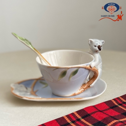 تصویر  فنجان نعلبکی طرح کوالا Fromone